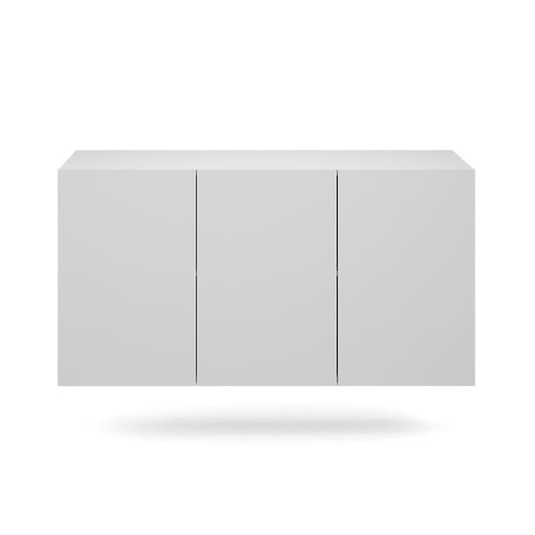 Upphängd skänk 3 dörrar 160x36x60 cm vit - DALLYN