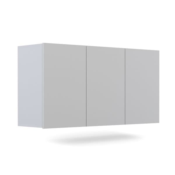 Upphängd skänk 3 dörrar 160x36x60 cm vit - DALLYN