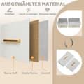 Miniatyrbillede 6 af 9: Kommode, 100x30x99 cm, Creme Hvid