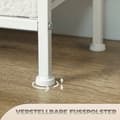 Miniatyrbillede 7 af 9: Kommode, 100x30x99 cm, Creme Hvid