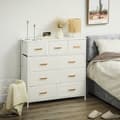 Miniatyrbillede 2 af 9: Kommode, 100x30x99 cm, Creme Hvid
