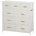 Miniatyrbillede 1 af 9: Kommode, 100x30x99 cm, Creme Hvid