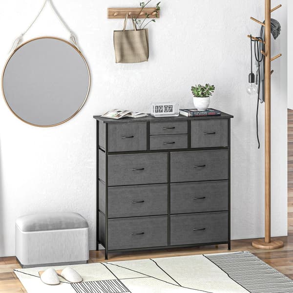 Byrå, 100x30x100 cm, Svart