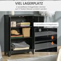 Miniatyrbillede 4 af 9: Arkivskab, 75x33x110 cm, Sort