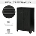 Miniatyrbillede 5 af 9: Arkivskab, 75x33x110 cm, Sort
