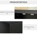 Miniatyrbillede 6 af 9: Arkivskab, 75x33x110 cm, Sort