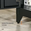 Miniatyrbillede 7 af 9: Arkivskab, 75x33x110 cm, Sort