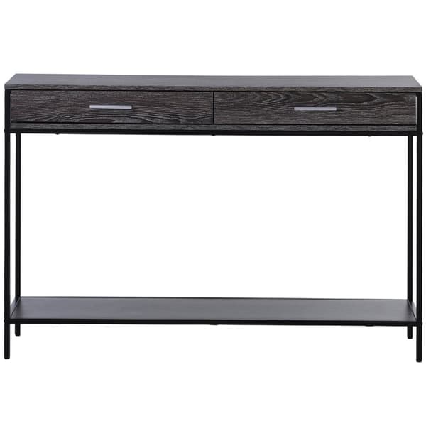 Konsolbord, 120x30x81.5 cm, Grå