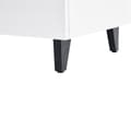 Miniatyrbild 10 av 11: Högglans sideboard 160x40x68 cm – Vit skänk med 4 lådor, 2 dörrar och justerbara hyllor, modern förvaringsmöbel