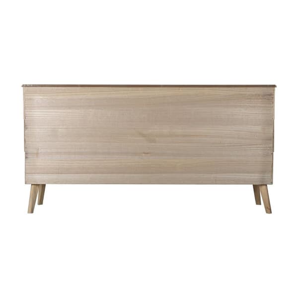 Sivupöytä DKD Home Decor Kullattu Vaaleanruskea Paolownia wood Puu MDF 157 x 40 x 80 cm