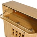 Miniatyrbild 10 av 11: Sideboard med dubbeldörrar – elegant vinskåp med glas­hylla och vinförvaring