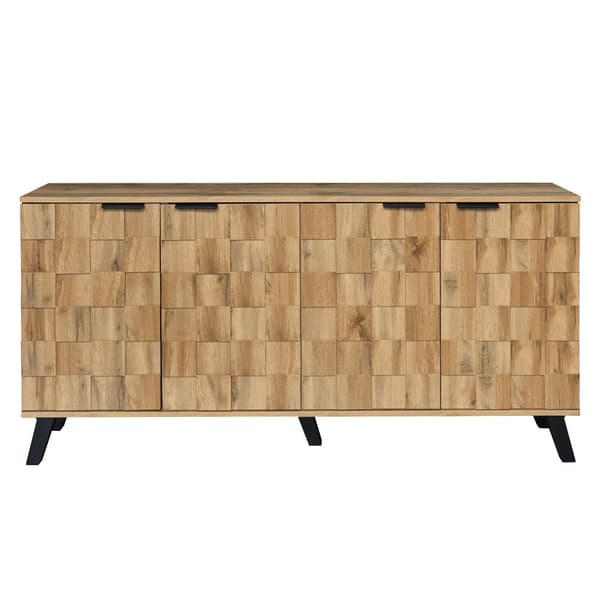 Moderni senkki 4 ovella – 160,5 x 35,5 x 78 cm, täydellinen olohuoneeseen, makuuhuoneeseen ja ruokasaliin