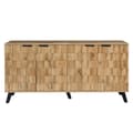 Pikkukuva 5 / 11: Moderni senkki 4 ovella – 160,5 x 35,5 x 78 cm, täydellinen olohuoneeseen, makuuhuoneeseen ja ruokasaliin