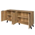 Pikkukuva 8 / 11: Moderni senkki 4 ovella – 160,5 x 35,5 x 78 cm, täydellinen olohuoneeseen, makuuhuoneeseen ja ruokasaliin