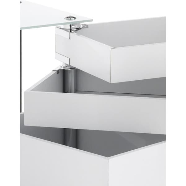 Chiffonnier med hjul Wink Design - MDF - vit