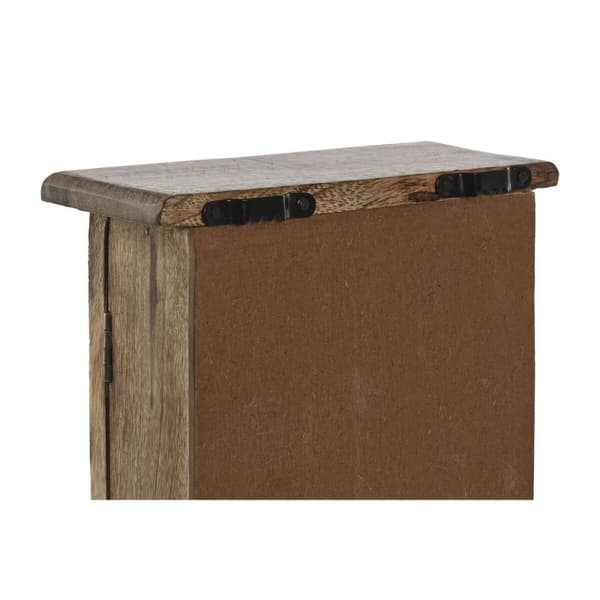 Nyckelskåp Home ESPRIT Naturell 18 x 7,5 x 28 cm