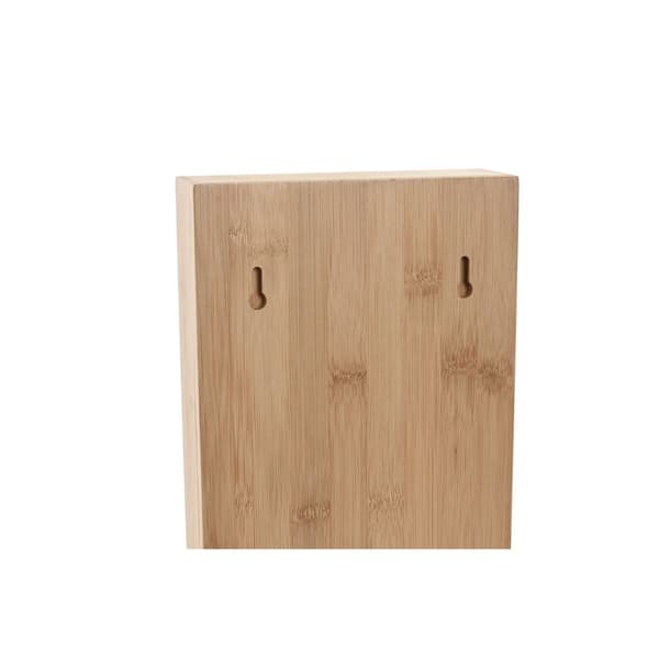 Nyckelskåp Home ESPRIT Naturell 19 x 6 x 27 cm