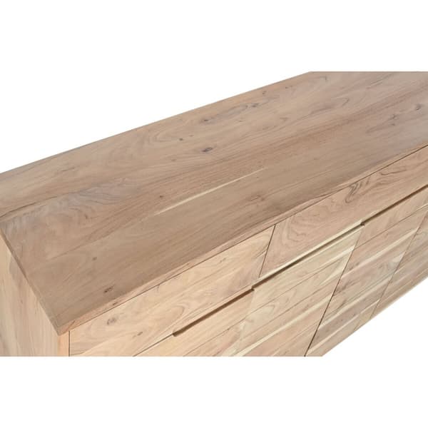 Skänk Home ESPRIT Naturell Akaciaträ Återvunnet Trä 160 x 40 x 81 cm