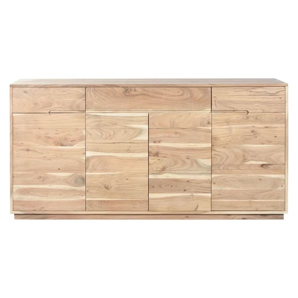 Skänk Home ESPRIT Naturell Akaciaträ Återvunnet Trä 160 x 40 x 81 cm