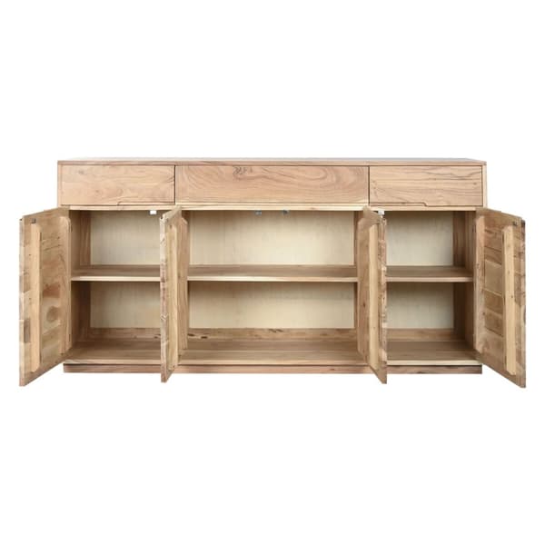 Skænk Home ESPRIT Natur Akacie Genbrugt Træ 160 x 40 x 81 cm