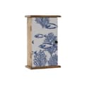 Miniatyrbilde 2 av 4: Nøkkelskap Home ESPRIT Blå Hvit Naturell 18 x 7,5 x 28 cm