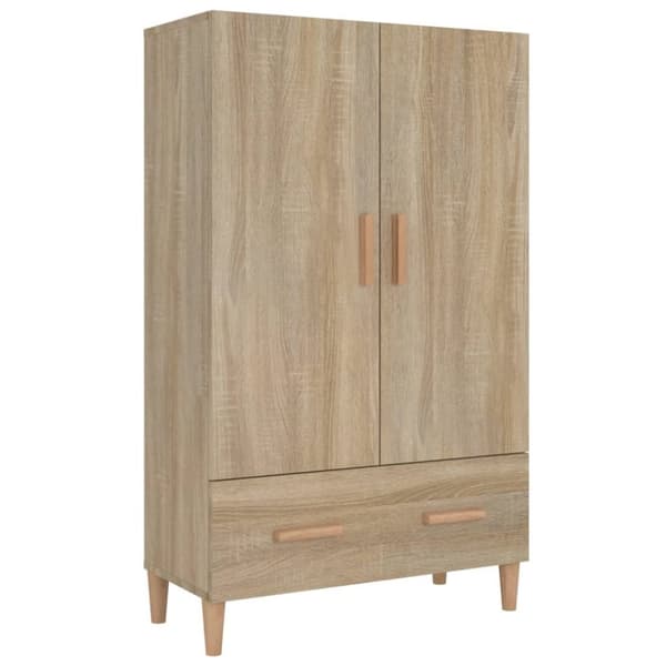 Skåp Sonoma-ek 70x31x115 cm konstruerat trä