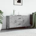 Miniatyrbild 1 av 2: Skänk betonggrå 100x36x60 cm konstruerat trä