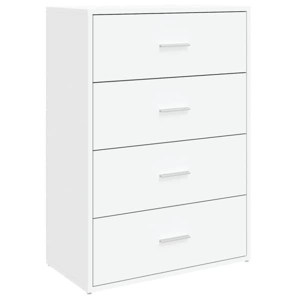 Skänk vit 60x31x84 cm konstruerat trä