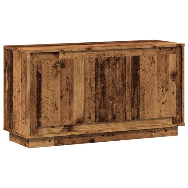 Skänk gammalt trä 102x35x55 cm konstruerat trä