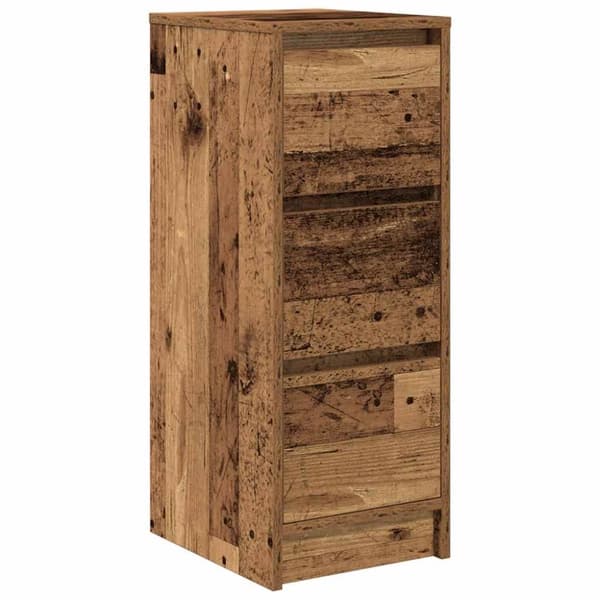 Skänk gammalt trä 29,5x34x76 cm konstruerat trä