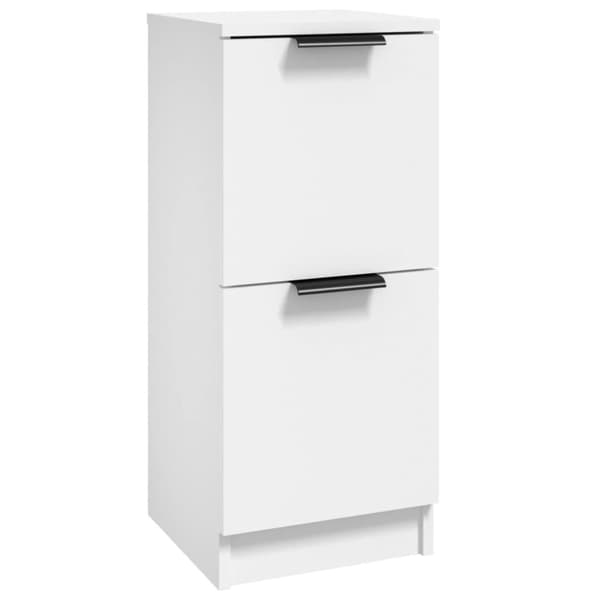Skåp vit 30x30x70 cm konstruerat trä