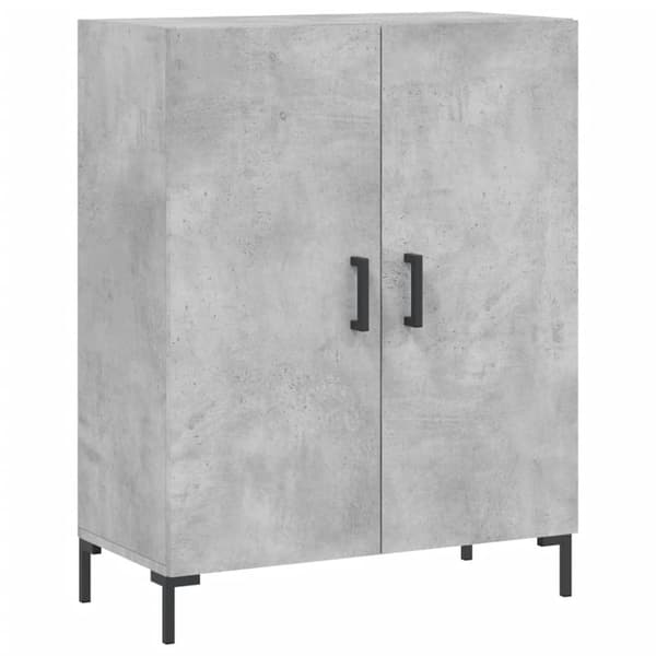 Skänk betonggrå 69,5x34x90 cm konstruerat trä