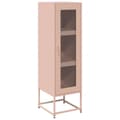 Miniatyrbild 2 av 2: Highboard rosa 36x39x123 cm kallvalsat stål