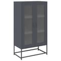 Miniatyrbild 2 av 2: Highboard antracit 68x39x123 cm stål