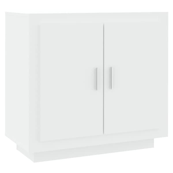 Skänk vit 80x40x75 cm konstruerat trä