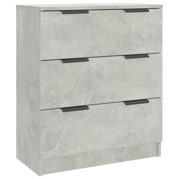 Skänk betonggrå 60x30x70 cm konstruerat trä