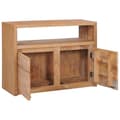 Miniatyrbild 2 av 2: Skänk 80x30x60 cm massiv teak