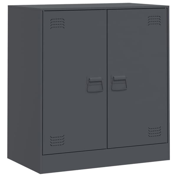 Skänk antracit 67x39x73 cm stål