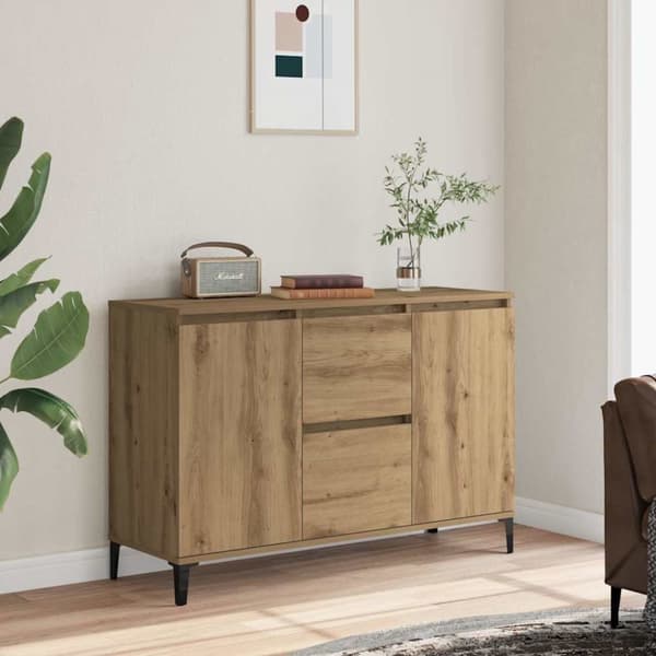 Skänk artisan ek 102x35x70 cm konstruerat trä