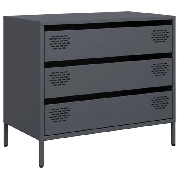 Skänk antracit 68x39x58,5 cm kallvalsat stål