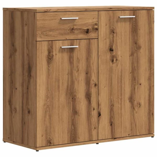 Skänk ek 80x36x75 cm konstruerat trä