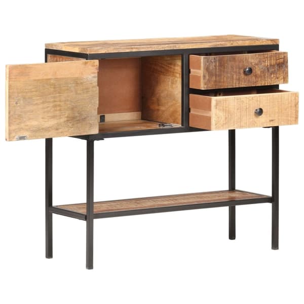 Skänk 85x30x80 cm grovt mangoträ