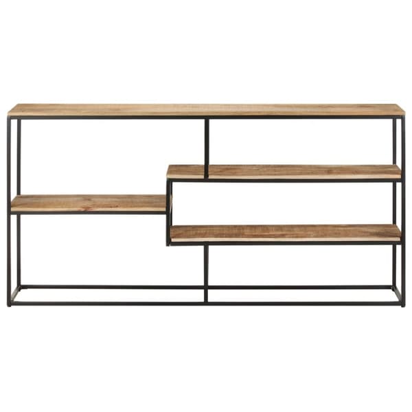 Skänk 150x30x75 cm grovt mangoträ