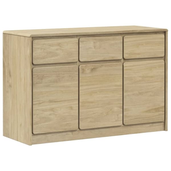Skänk SAUDA ek 114x43x75,5 cm massiv furu