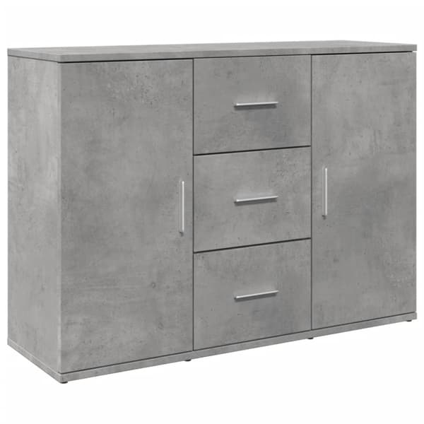 Skänk betonggrå 90,5x29,5x65 cm konstruerat trä