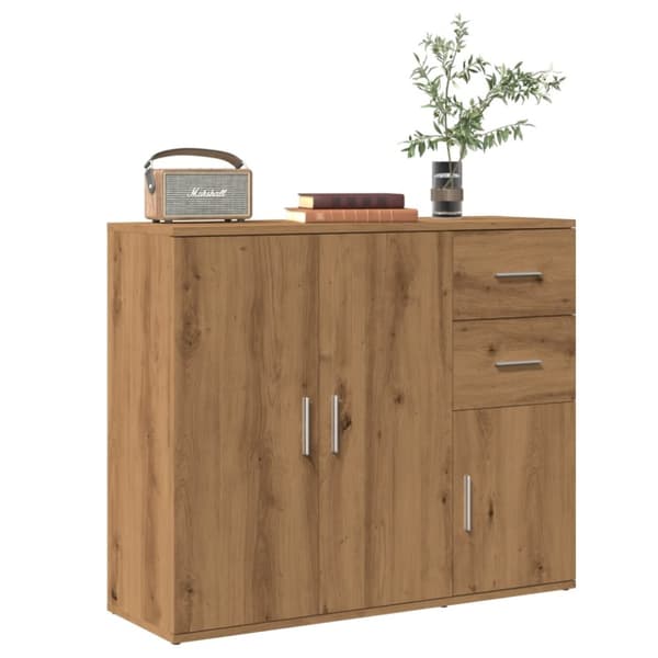 Skänk artisan ek 91x29,5x75 cm konstruerat trä