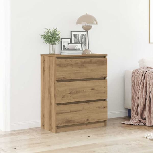 Skänk artisan ek 60x35x76 cm konstruerat trä