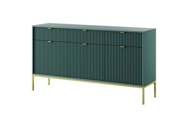 FURNLUX LIPASTO AVON VIHREÄ & KULTA 154CM