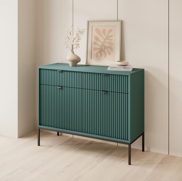 FURNLUX LIPASTO AVON VIHREÄ & MUSTA 104CM