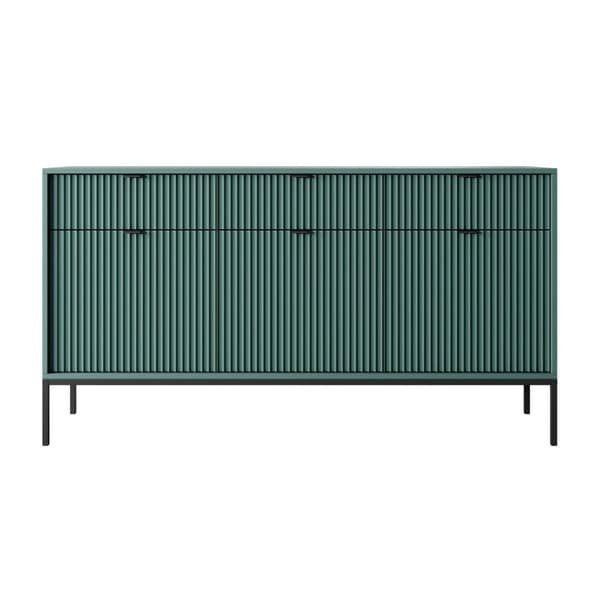 FURNLUX SKÄNK AVON GRÖN & SVART 154CM